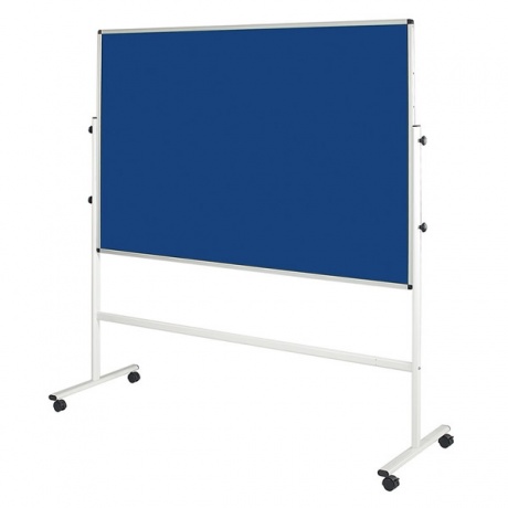 Fire Retardant Double Sided Mobile Noticeboard